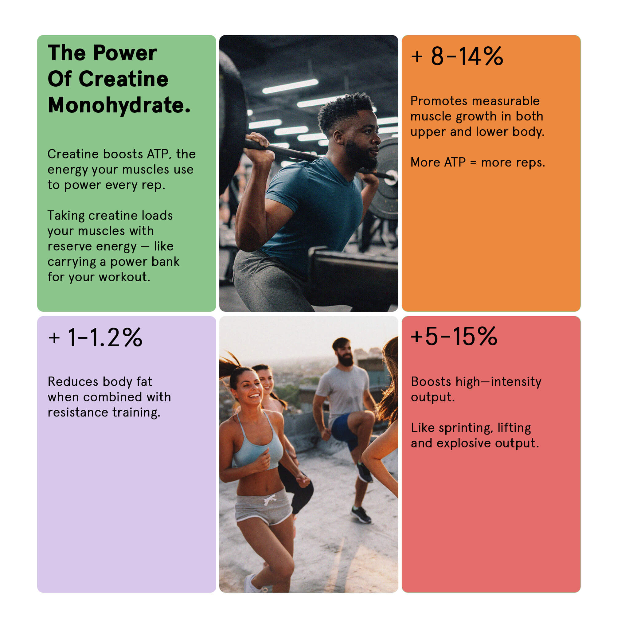 Creatine Monohydrate Gummies, Sugar Free & Vegan
